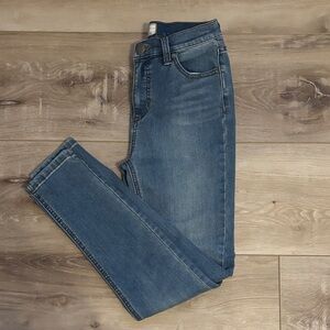 Free People Classic Blue Skinny Jeans